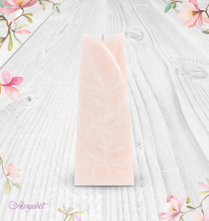 Svíčka Dvojitý oblouk – Pudrová / Vanilla Cashmere / Květinka